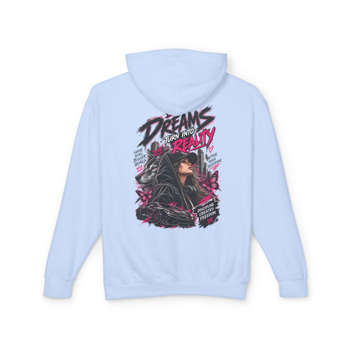 Unisex Lightweight Hooded Sweatshirt