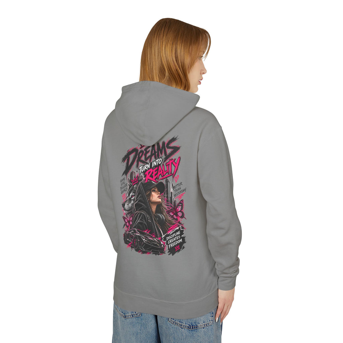 Unisex Lightweight Hooded Sweatshirt