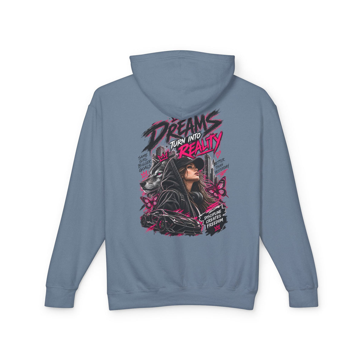 Unisex Lightweight Hooded Sweatshirt
