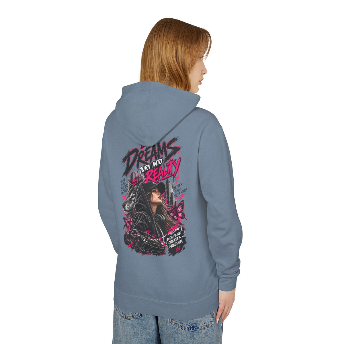 Unisex Lightweight Hooded Sweatshirt