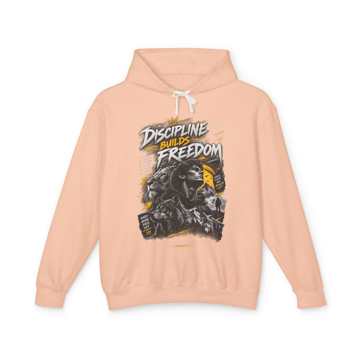 Discipline Builds Freedom Hoodie — Motivational Graphic Sweatshirt