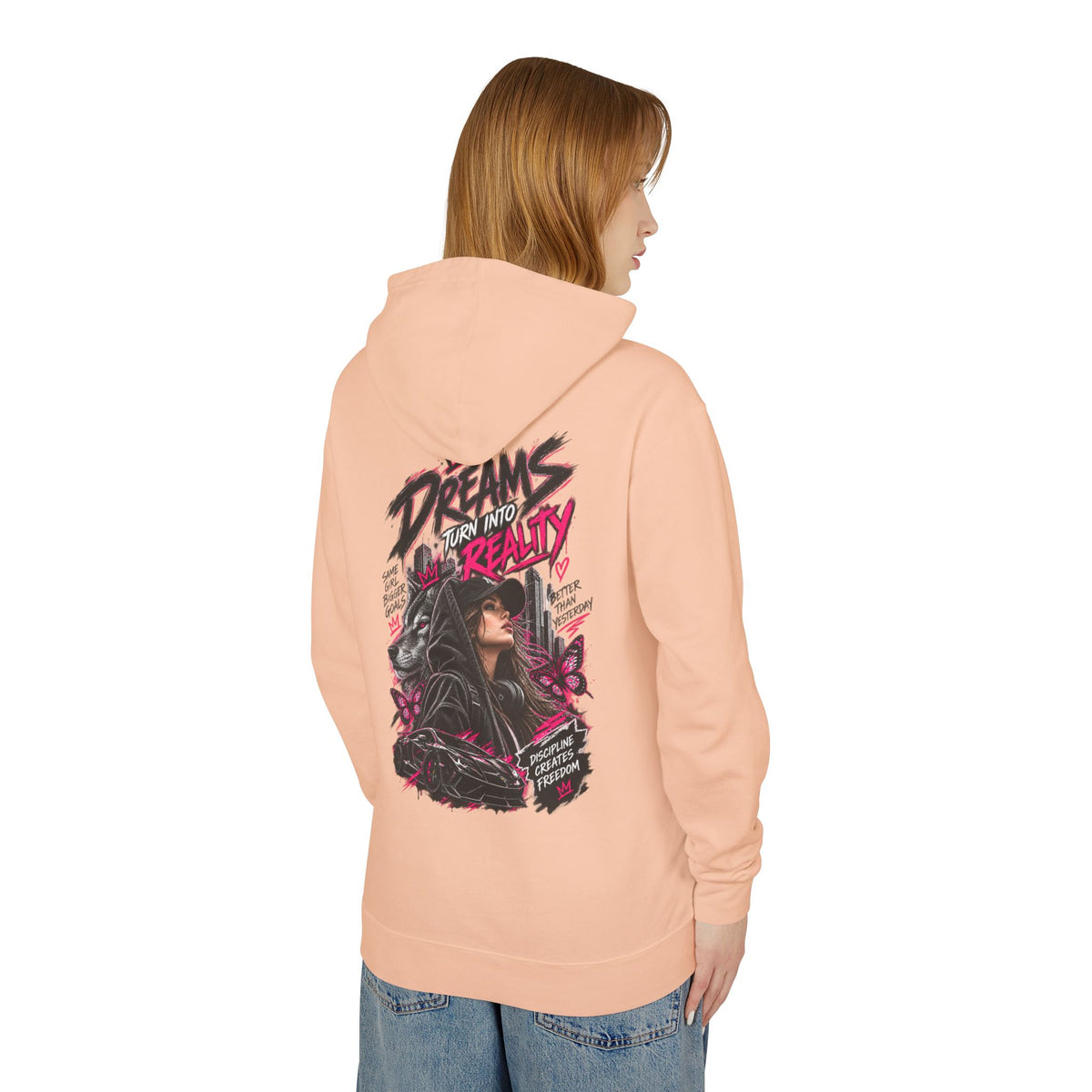 Unisex Lightweight Hooded Sweatshirt