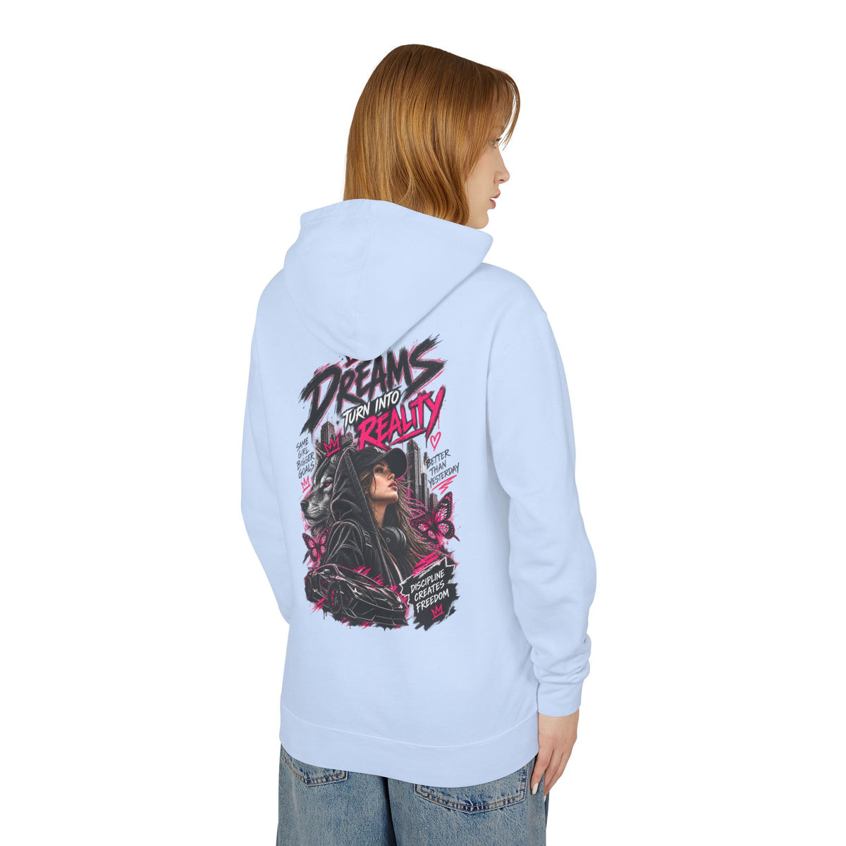 Unisex Lightweight Hooded Sweatshirt